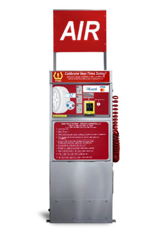 SC09 red Air Machine For Gas Station Excel